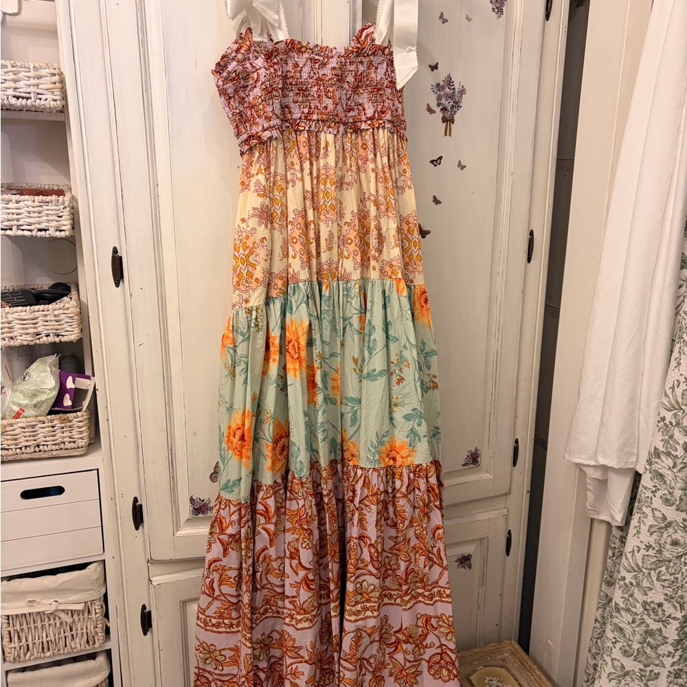 Free People Bluebell Cotton Tiered Maxi Dress - Picture 2 of 15